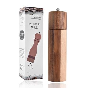 Wooden Salt and Pepper Grinder Set Manual Salt and Pepper Mills for Seasoning; Meal Prep; Cooking; Serving; Dining; BBQ Tools Wooden Salt and Pepper Grinder Set Manual Salt and Pepper Mills for Seasoning; Meal Prep; Cooking; Serving; Dining; BBQ Tools